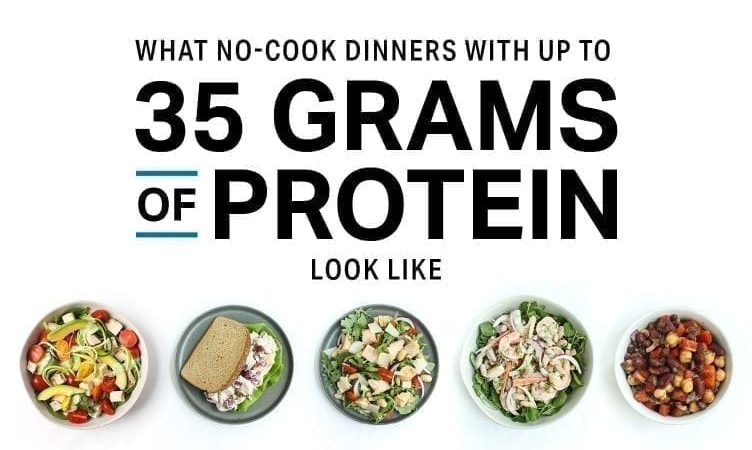 What No-Cook Dinners With up to 35 Grams of Protein Look Like